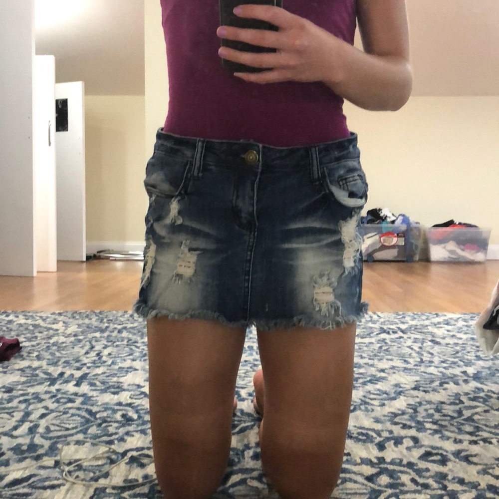 Jean skirt